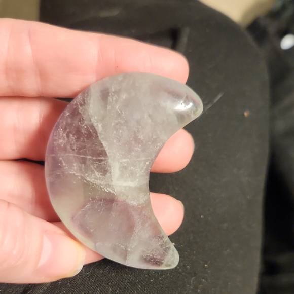 Other - Moon-Shaped Crystal Stone